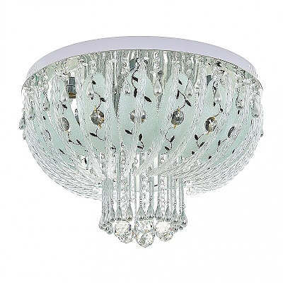 Кристален полилей, хром, elbulgaria, 6x40w+led rgb, 1836/50 ch