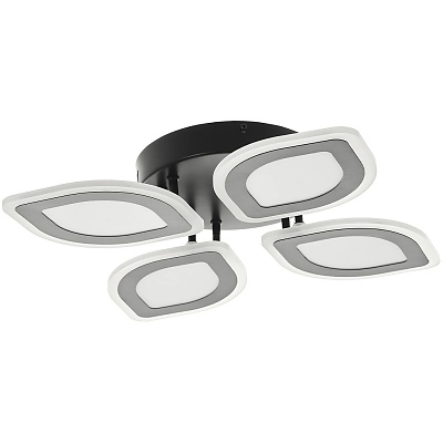 Осветително тяло Teal със смарт управление, черен, elbulgaria, led 120w, 3000-6000k, 2811BK/4T