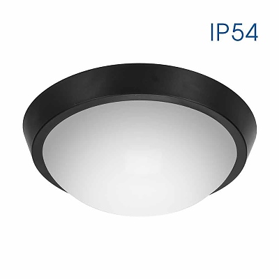 Плафон черен LED POLKA LED ∙ 18W ∙ 4000K ∙ IP54