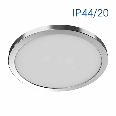 Плафон хром LED NEBULA ∙ 12W-18W-24W ∙ CCT-SWITCH ∙ 3000K-4000K-6000K