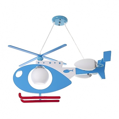 Полилей Aviator, син, elbulgaria, 1xe27+2xe14, 2646