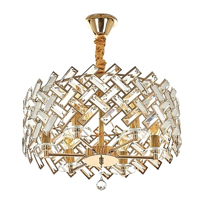 Полилей Tiffany, златен, elbulgaria, 6xe14, 2600/6 gd