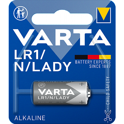 Алкална батерия Varta LR 1 Electronics Alkaline N Lady 4001 1.5V