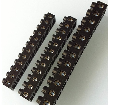 Лустер клема 2.5mm2 бакелит 