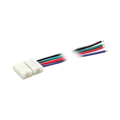 Свързващ елемент за LED ленти CONECTOR ∙ 10 мм ∙ RGBSMD5050 POWER LEAD 15 см.