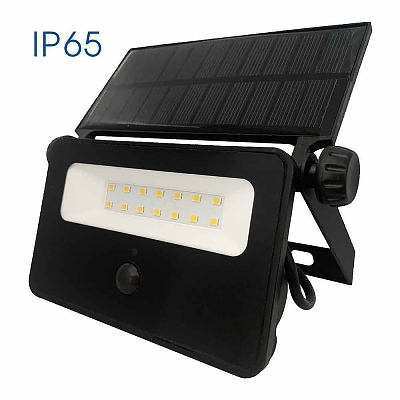 Прожектор със сензор соларен LED UNO SOLAR LED ∙ 8W ∙ 800LM ∙ PIR ∙ 4000K ∙ IP65