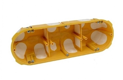 Конзола тройна за гипсокартон, за вграждане, дълбочина 50mm, KOPOS KOLIN, KPL 64-50/3LDNA