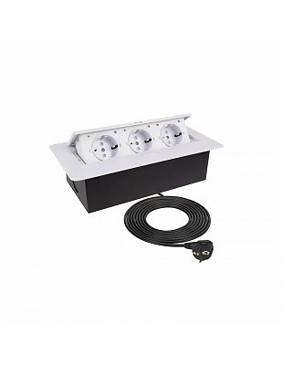 Контакт за вграждане бял KOMB-BI-DE-M01W