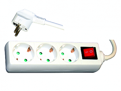 РАЗКЛОНИТЕЛ 3 ГН.С КЛЮЧ/КАБЕЛ H05VV-F 3G 1.5ММ*3М KN41090