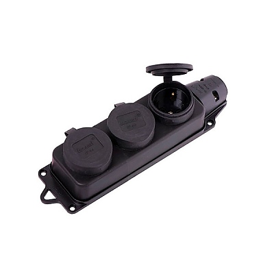 Подвижен контакт тройка гумиран LEZARD IP44 180502
