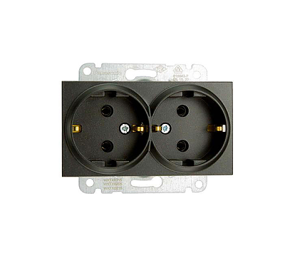 КАРЕ ПЛЮС ЧЕРЕН ДВОЕН КОНТАКТ МЕХ+КАПАК WKTT02052BL 205250