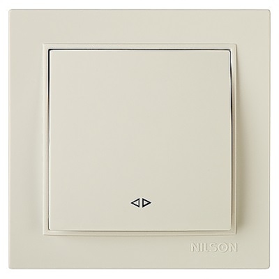 Ключ електрически кръстат, междинен Сх.7 Nilson Touran, цвят крем Нилсон