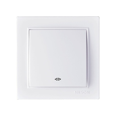 Ключ електрически кръстат, междинен Сх.7 Nilson Touran, цвят бял Нилсон