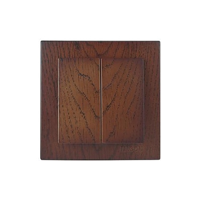 Ключ електрически Двоен Сх.5 Nilson Touran, цвят Орех Нилсон