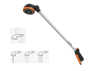 Душ за поливане 3 функции Truper 10325