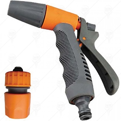 Пистолет с права струя комплект с конектор HERLY