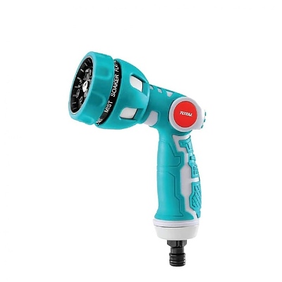 Пистолет за поливане TOTAL, регулируем, 9 струи