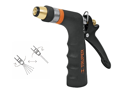 Пистолет поливен метален 2 функции Truper 18476