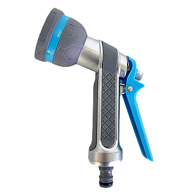 Пистолет Hydro-Fix Soft-touch 8 струи, алуминий