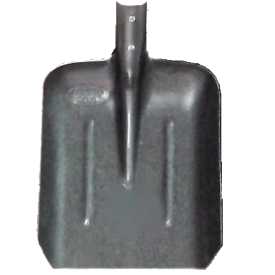 Лопата с дръжка, с канатки, сива, безшевна Мароса