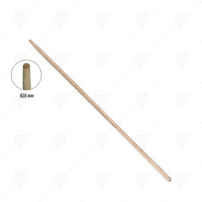 Дръжка за гребло 4-20 зъба първо качество Ф28мм. 120см. бук 