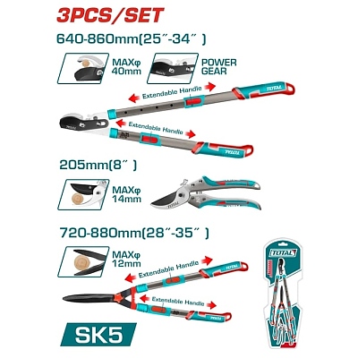 К-Т ГРАД.НОЖИЦИ 3 БР.TL IND THT1593301