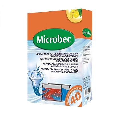 Препарат за почистване на септична яма Microbec 1кг