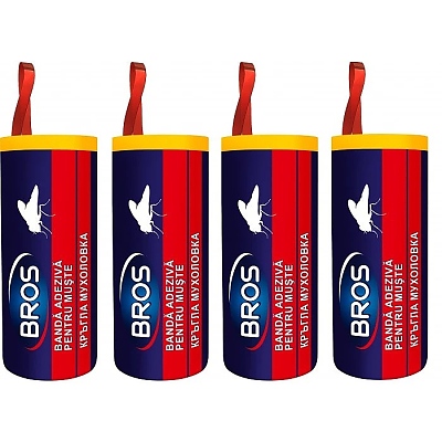 Ролка с лепило против летящи насекоми Bros 4 броя