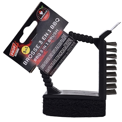 Четка за почистване на барбекю 3в1 4713