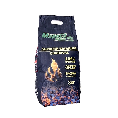 Дървени въглища 3кг. 