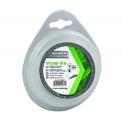 Корда 1.3мм, 15м., квадратна, RAIDER 110209