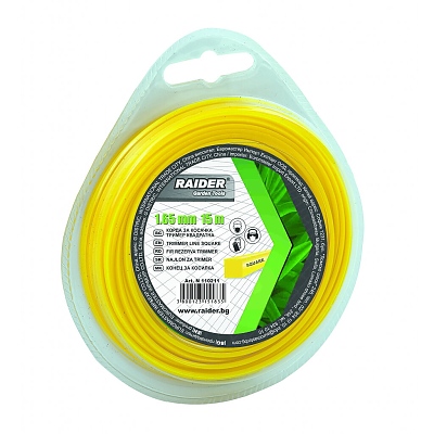 Корда 1.65мм, 15м, квадратна RAIDER 110211
