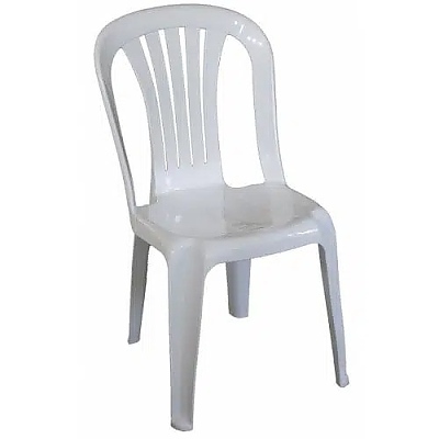 Стол бял пластмасов 