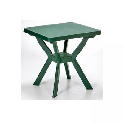 Маса 80 х 80 зелена 