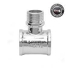 Тройник редуктивен месинг хром 