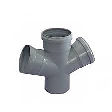 Пвц Ж разклонител сив с уплътнител