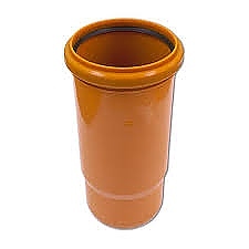 Пвц компенсаторна муфа Ф110 оранжева с уплътнител