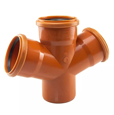 Пвц Ж Ф110/110/110/67 разклонител оранжев