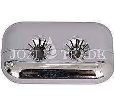 Розетка двойна хром /5979 