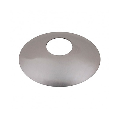 Розетка хром 1/2 широка периферия изпъкнала/809