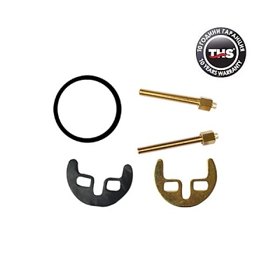 Монтажен комплект месинг за стоящ смесител - 2 отвора /7509