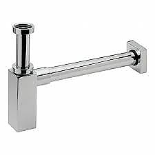 Сифон за мивка бутилков неръждаем без витло квадрат 1 1/4