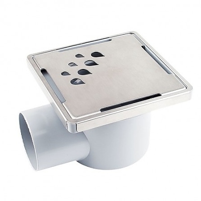 Сифон с клапа Ф50 рогов 100/100мм капка 1003S