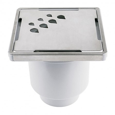 Сифон с клапа Ф50 подов 100/100мм капка 1008S 