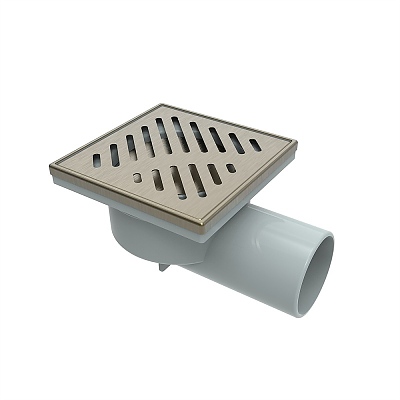 Подов сифон 100х100мм СТАРО ЗЛАТО 6414BR