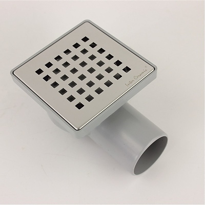 Подов сифон 100 х 100мм ХРОМ NEW GENERATION 6410C