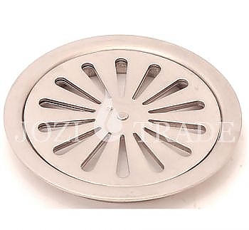 Решетка за сифон кръгла неръждаема Ф100 100330