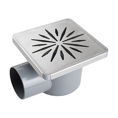 Сифон Ф50 рогов масив слънце хром никел 611S 