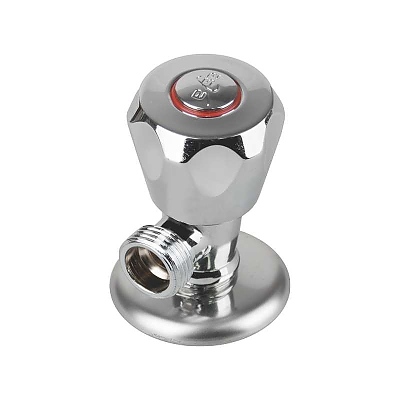 Кран ъглов с розетка ИСКЪР