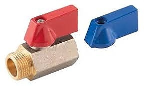 Сферичен кран мини месинг KRN 1/101